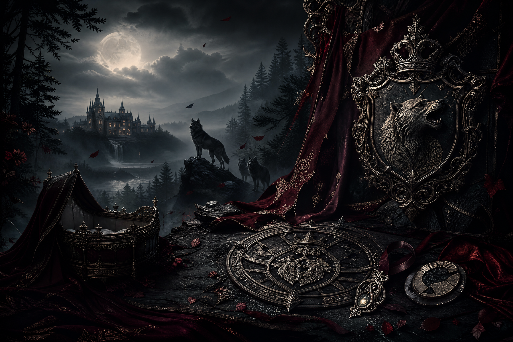 Reject After Pregnant For My Lycan Mate - Blackcrest Books preview mood image