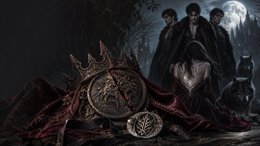 Rejected, But Claimed By Her Three Alphas - Blackcrest Books blog artwork