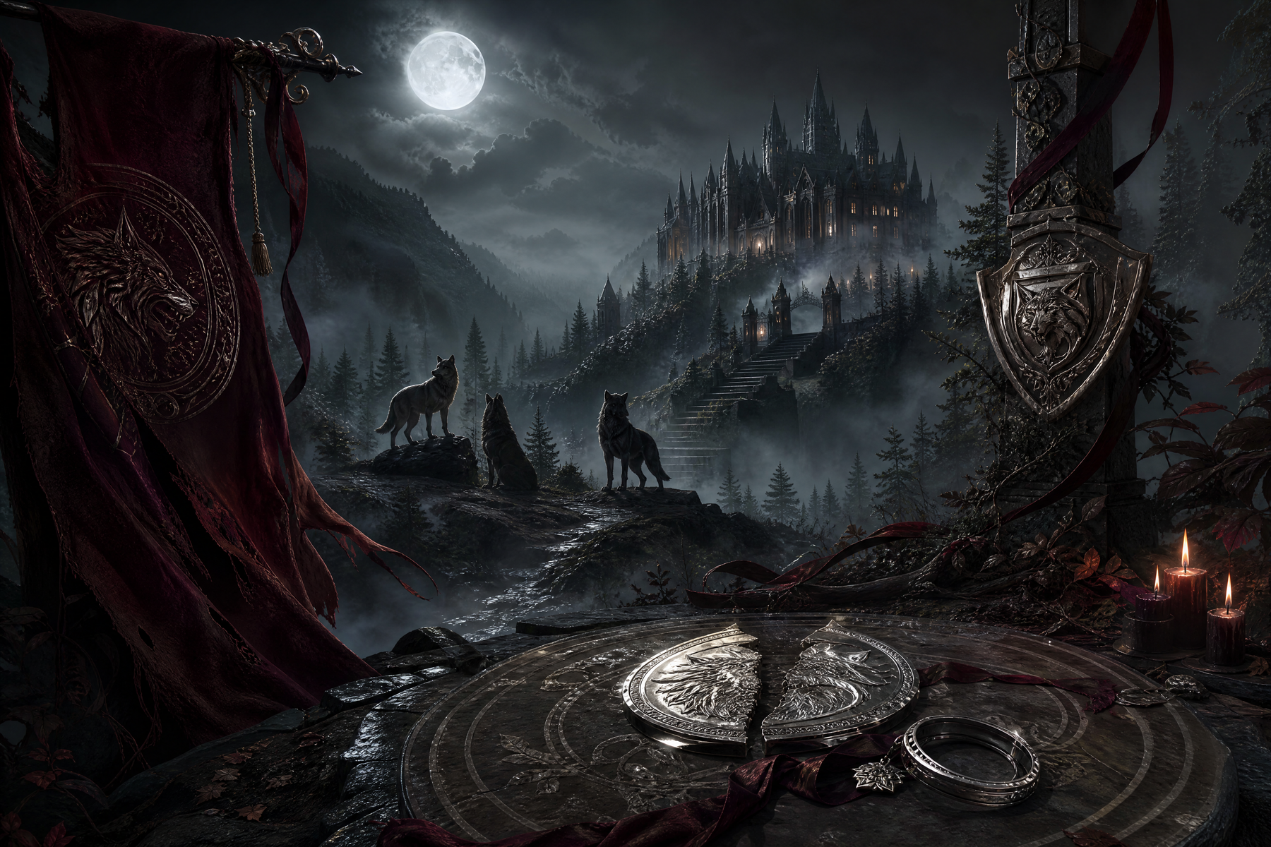 Rejected, But Claimed By Her Three Alphas - Blackcrest Books preview mood image