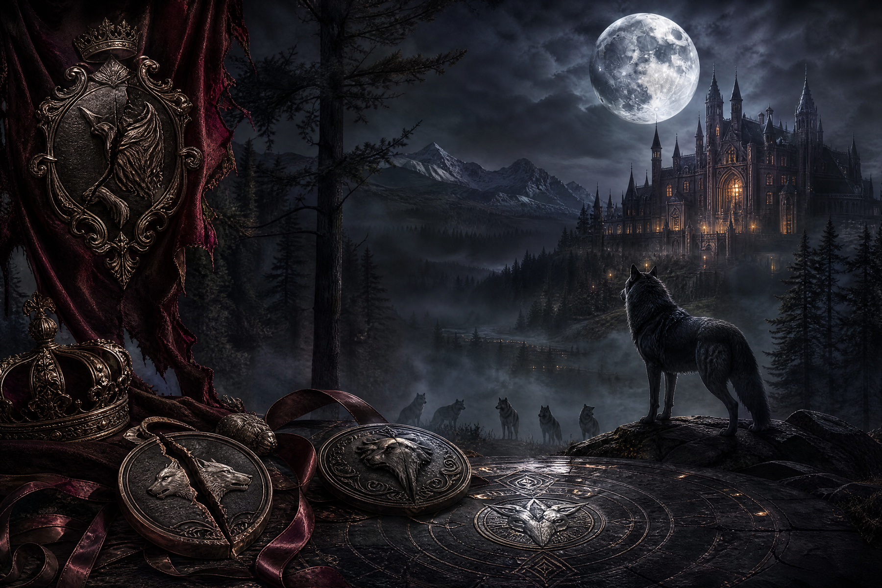 Rejected Their Broken Luna - Blackcrest Books mood artwork