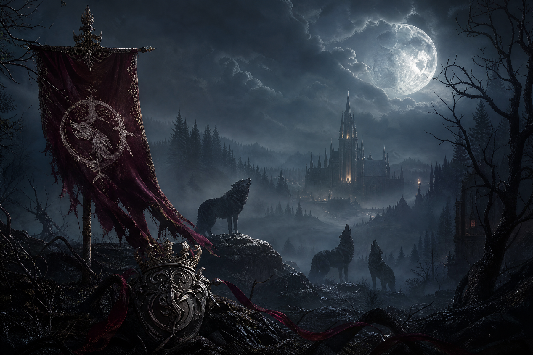 Running From My Ruthless Alpha - Blackcrest Books mood artwork
