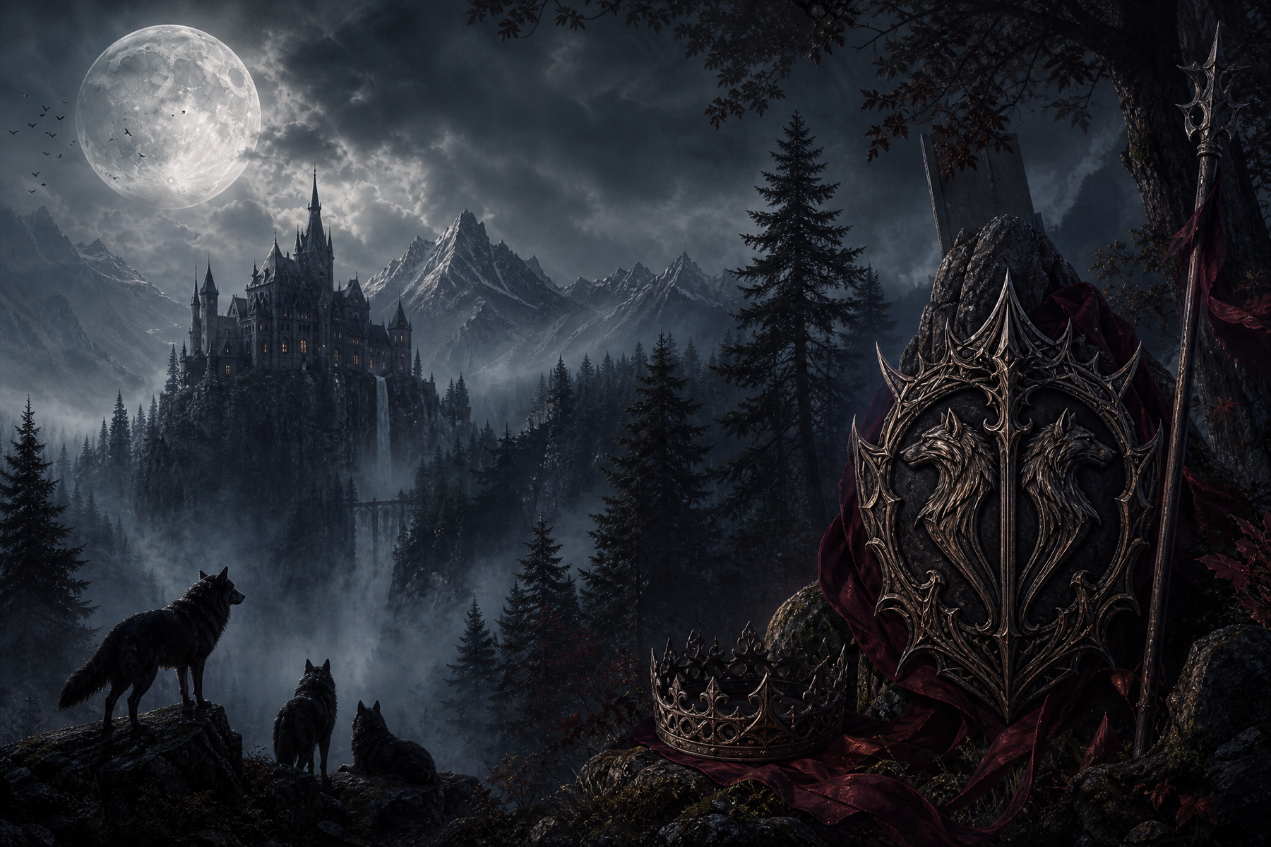 Sanctuary A Hidden Pack - Blackcrest Books mood artwork