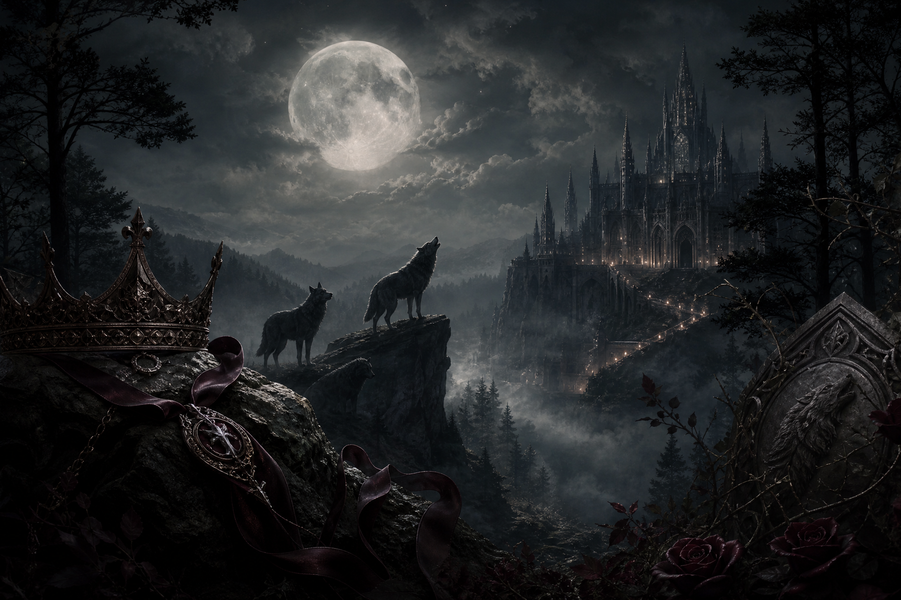 Saved By The Lycan Prince - Blackcrest Books preview mood image
