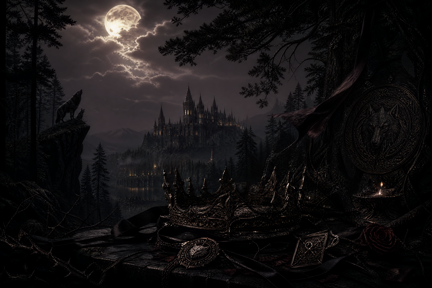 She's Mine To Claim Tasting And Claiming His Luna - Blackcrest Books mood artwork