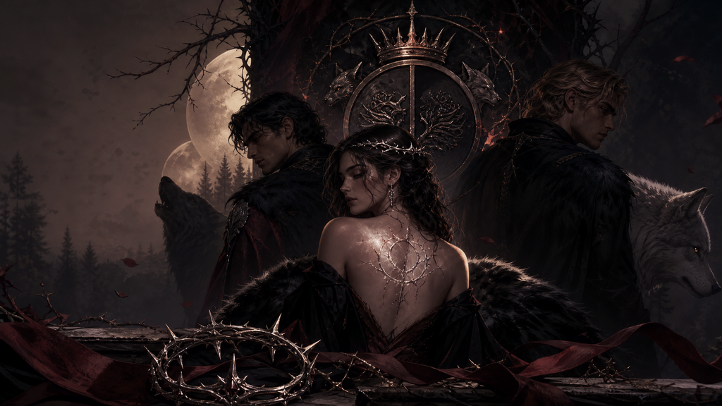 Stuck Between Two Alphas - Blackcrest Books blog artwork