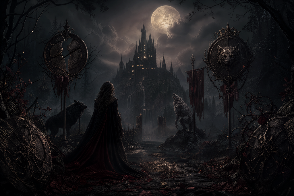 Stuck Between Two Alphas - Blackcrest Books mood artwork