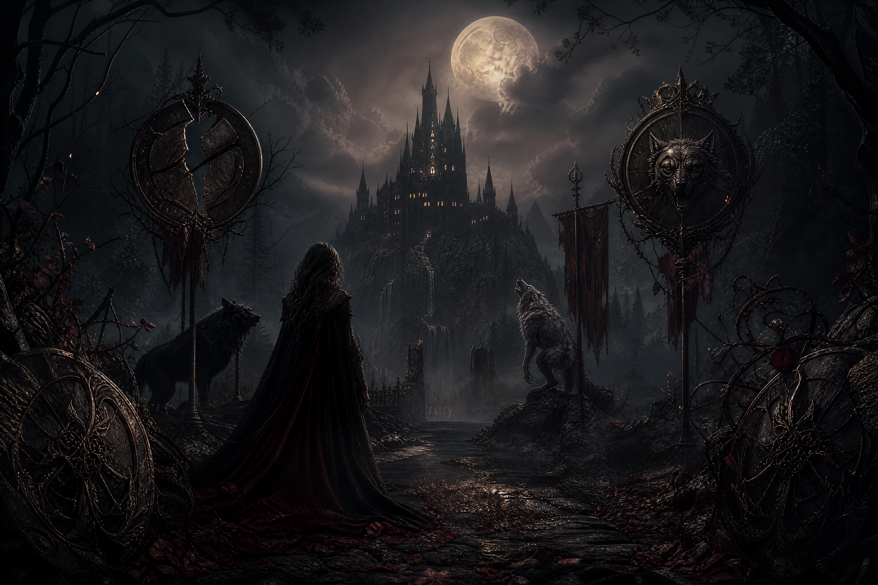 Stuck Between Two Alphas - Blackcrest Books mood artwork