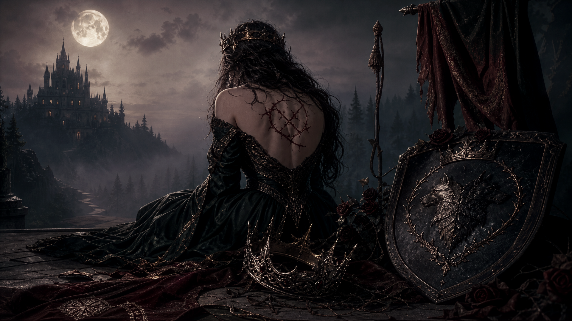 The Abandoned Luna's Journey to Power - Blackcrest Books blog artwork