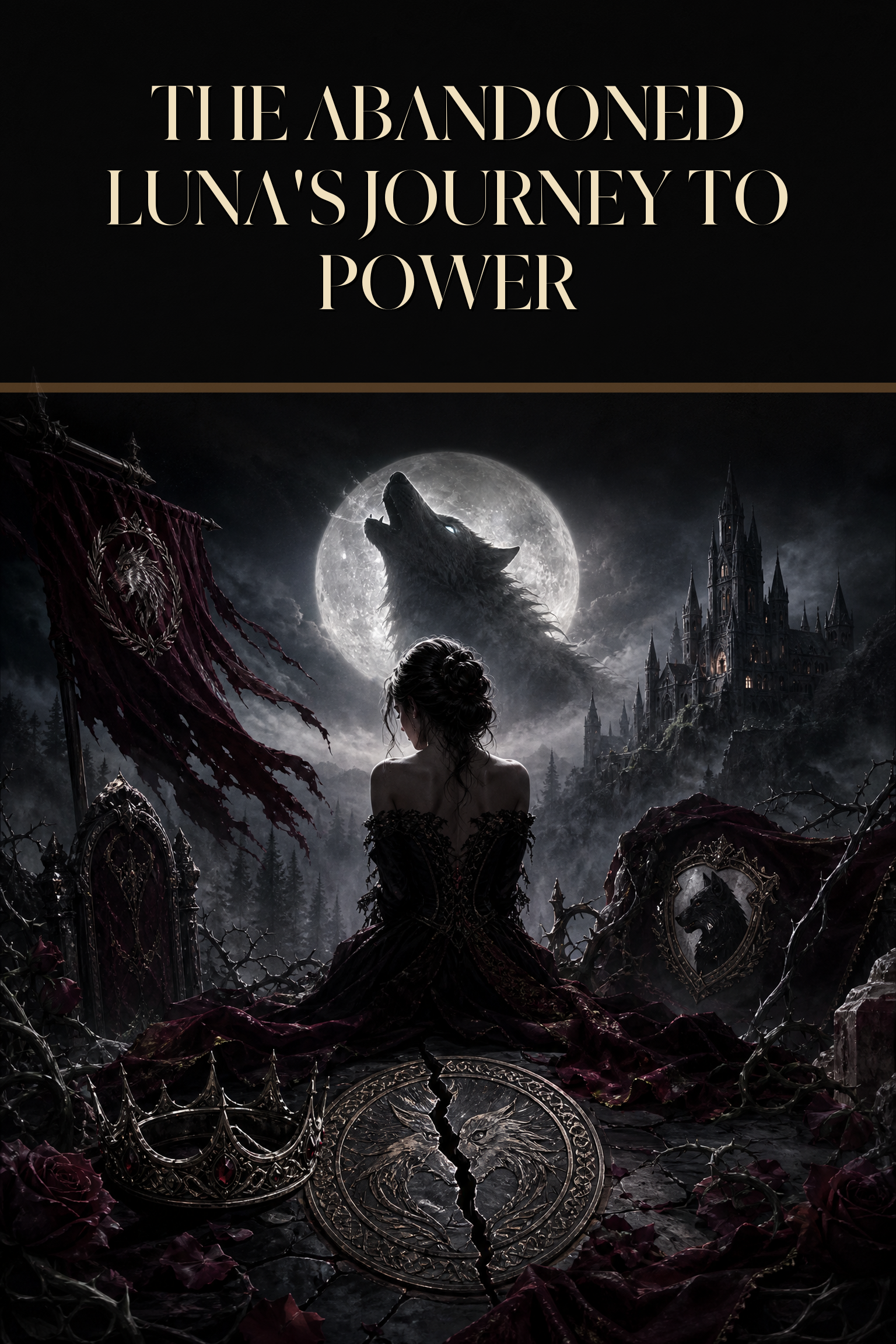 The Abandoned Luna's Journey to Power - Blackcrest Books cover art