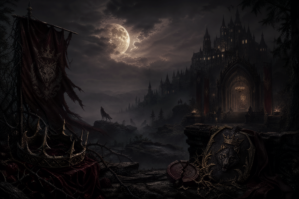 The Abandoned Luna's Journey to Power - Blackcrest Books mood artwork