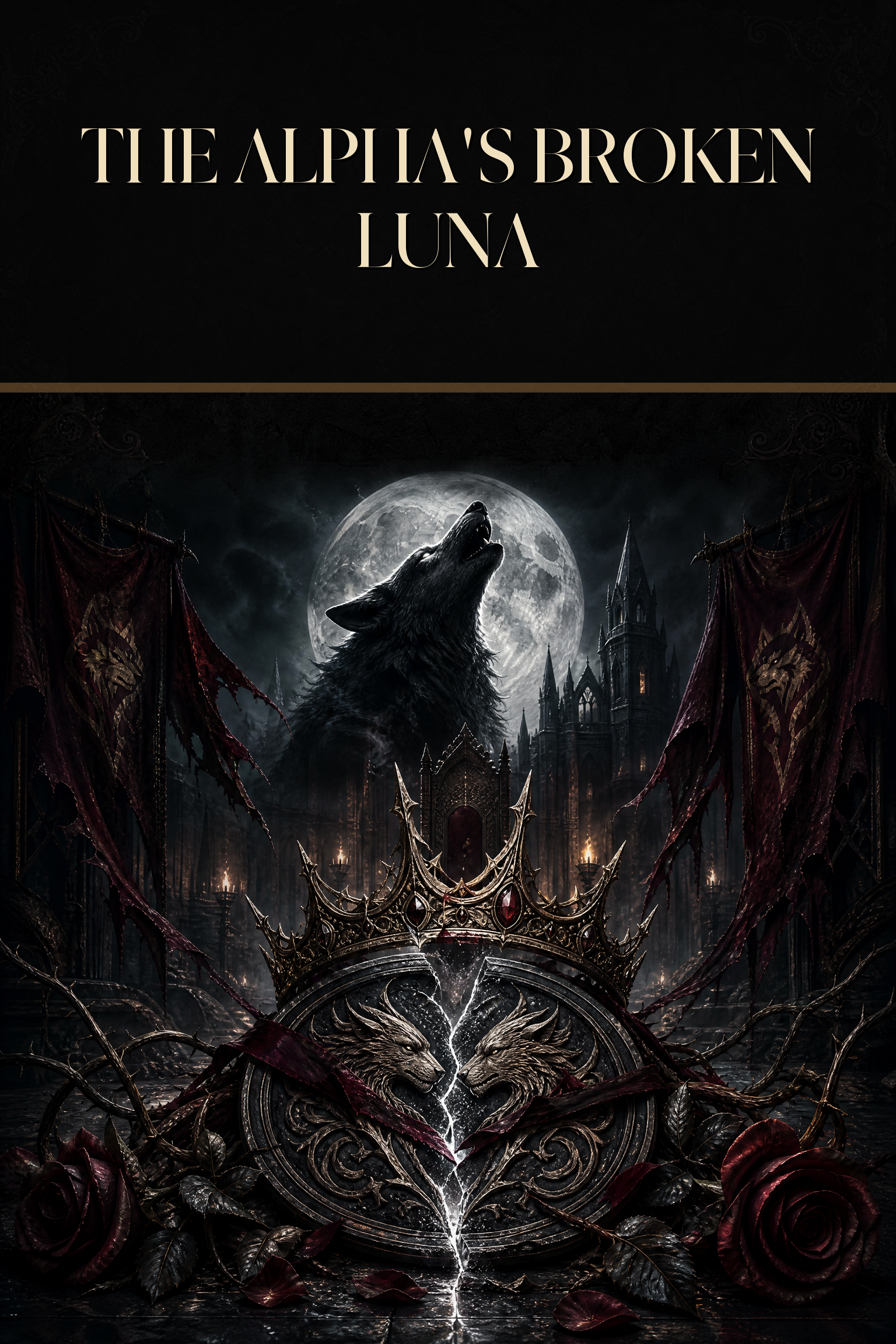 The Alpha's Broken Luna - Blackcrest Books cover art