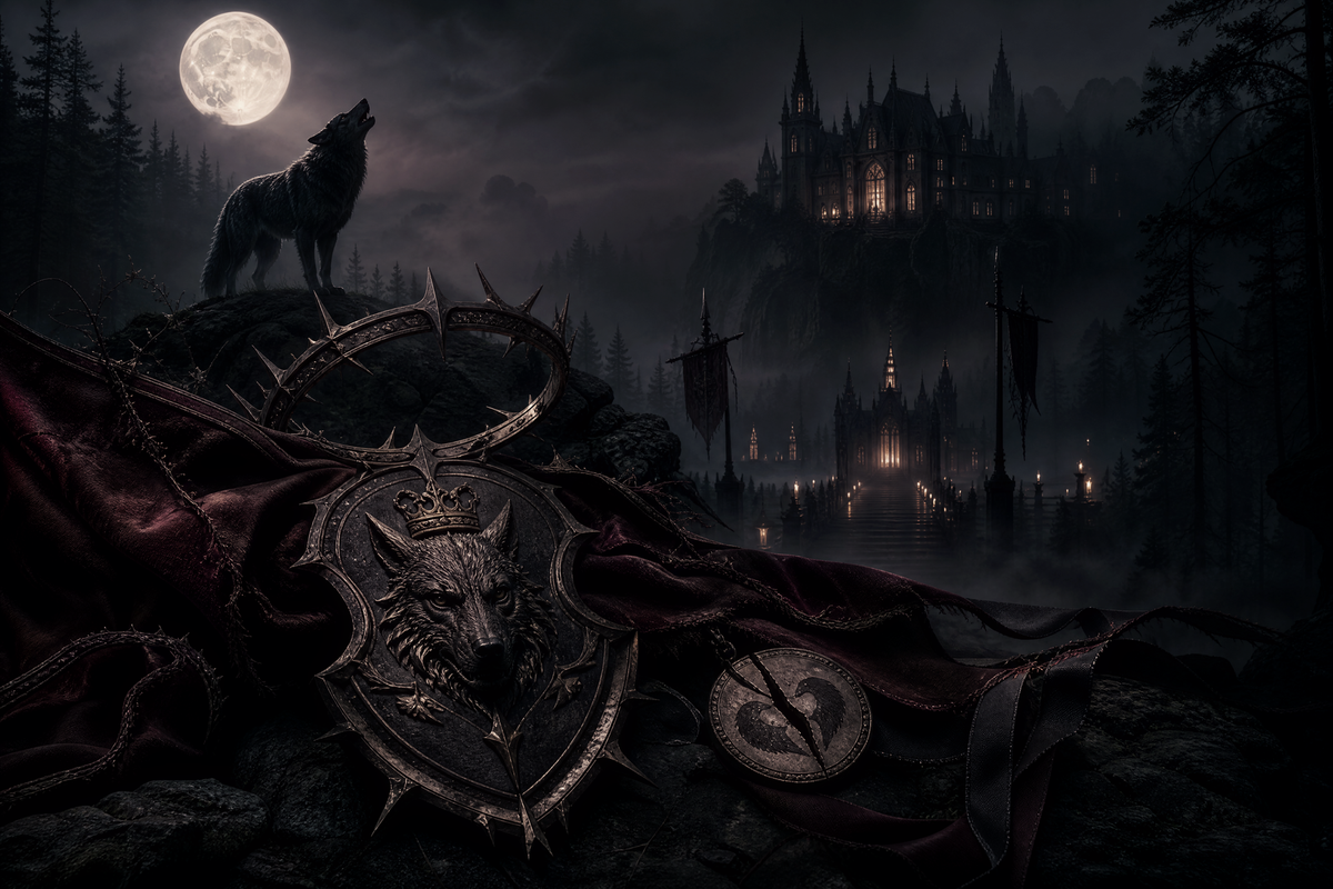The Alpha's Broken Luna - Blackcrest Books mood artwork