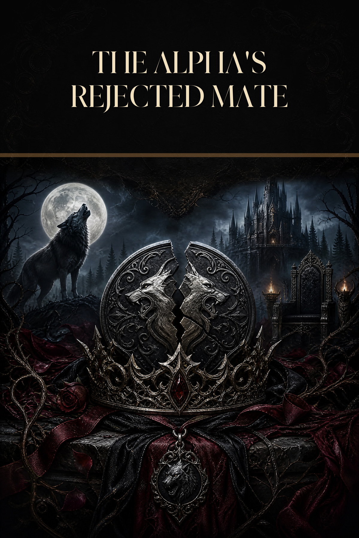 The Alpha's Rejected Mate - Blackcrest Books cover art