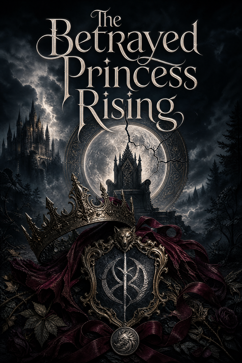 The Betrayed Princess Rising - Blackcrest Books cover art