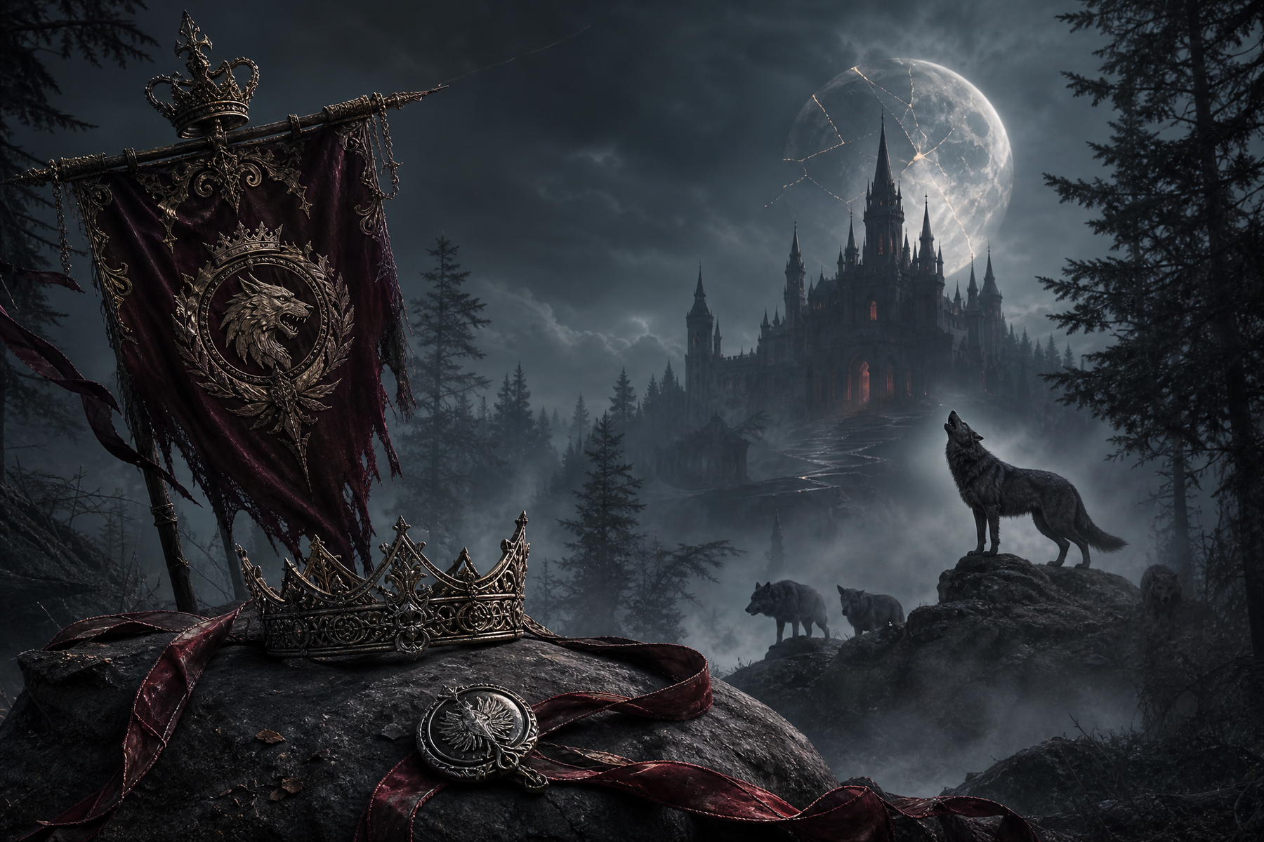 The Betrayed Princess Rising - Blackcrest Books mood artwork