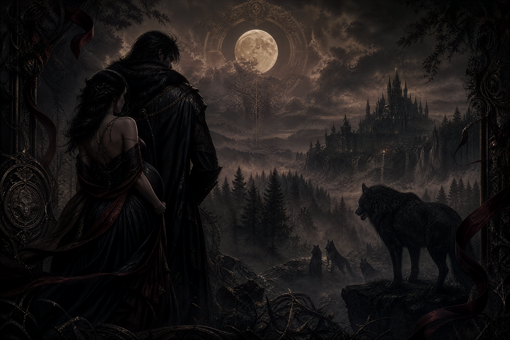 The Cursed Alpha's Fate - Blackcrest Books mood artwork