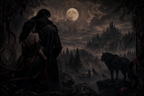 The Cursed Alpha's Fate - Blackcrest Books mood artwork