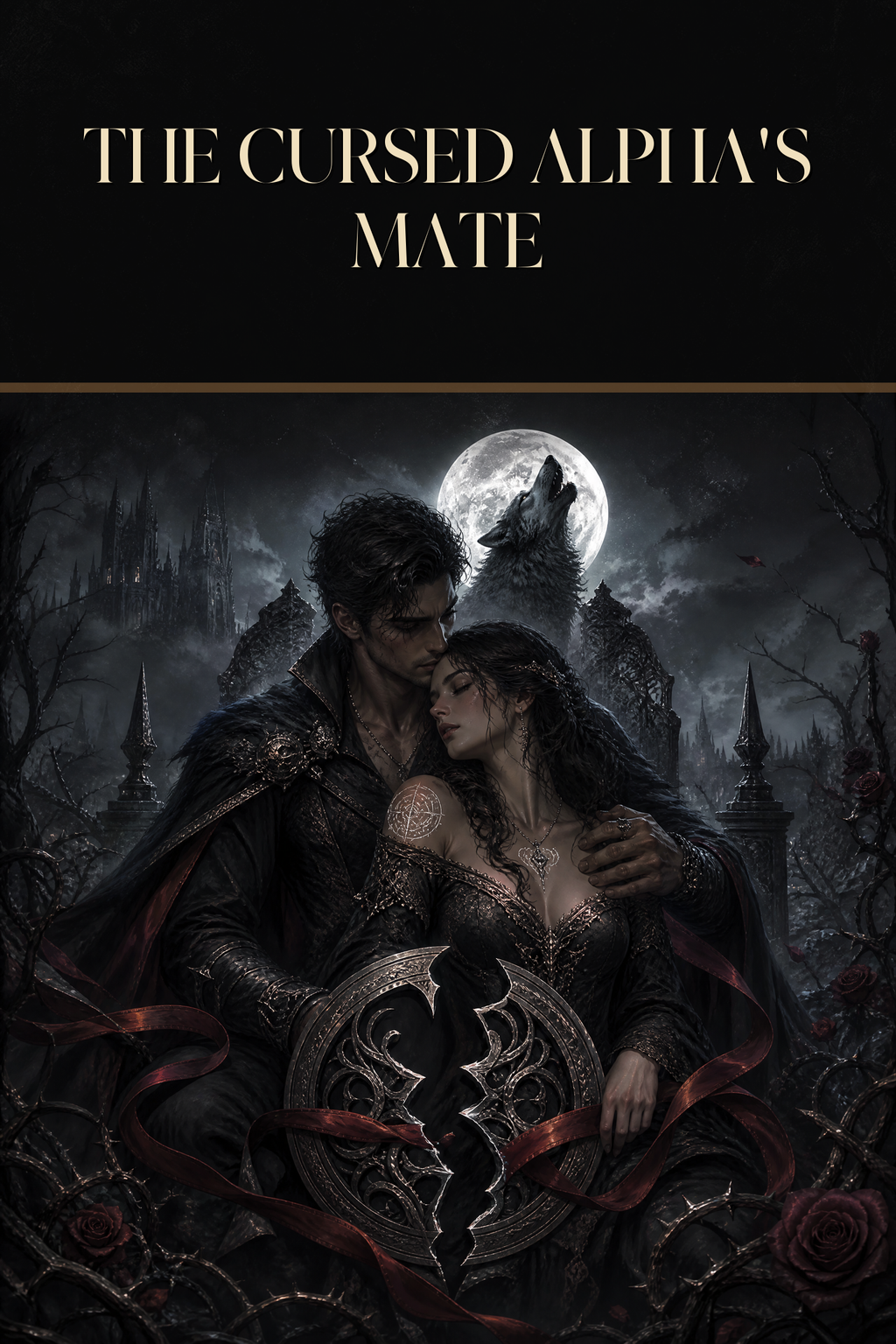 The Cursed Alpha's Mate - Blackcrest Books cover art
