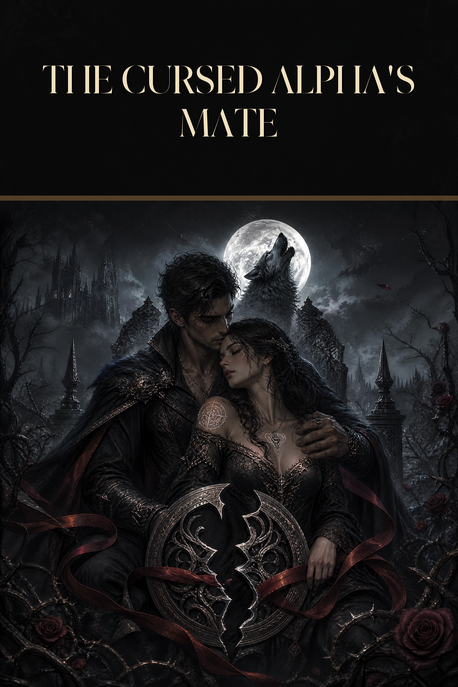 The Cursed Alpha's Mate - Blackcrest Books cover art