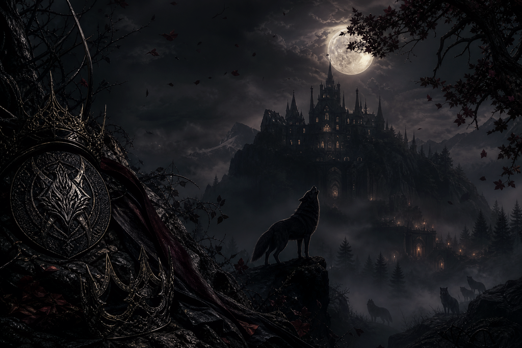 The Cursed Alpha's Mate - Blackcrest Books mood artwork