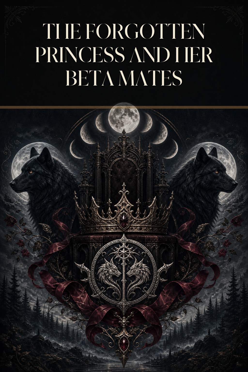 The Forgotten Princess And Her Beta Mates - Blackcrest Books cover art