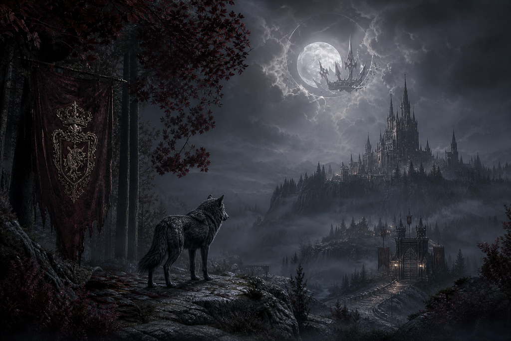 The Hunt For Lycan Queen - Blackcrest Books mood artwork