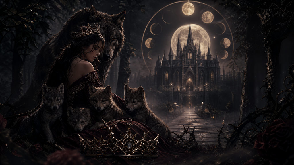 The Luna And Her Quadruplet Pups - Blackcrest Books blog artwork