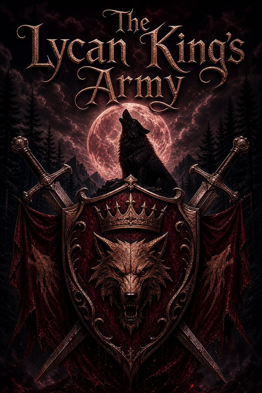 The Lycan King's Army - Blackcrest Books cover art