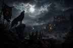 The Lycan King's Army - Blackcrest Books mood artwork