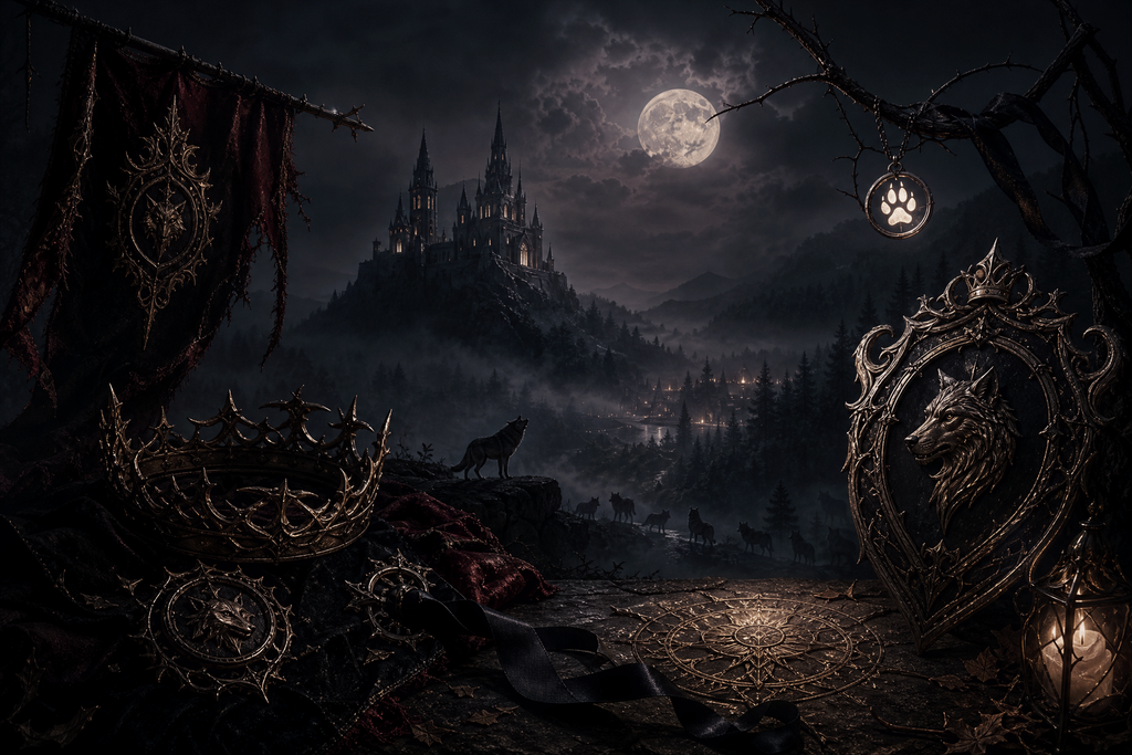 The Lycan King's Defiant Surrogate - Blackcrest Books mood artwork