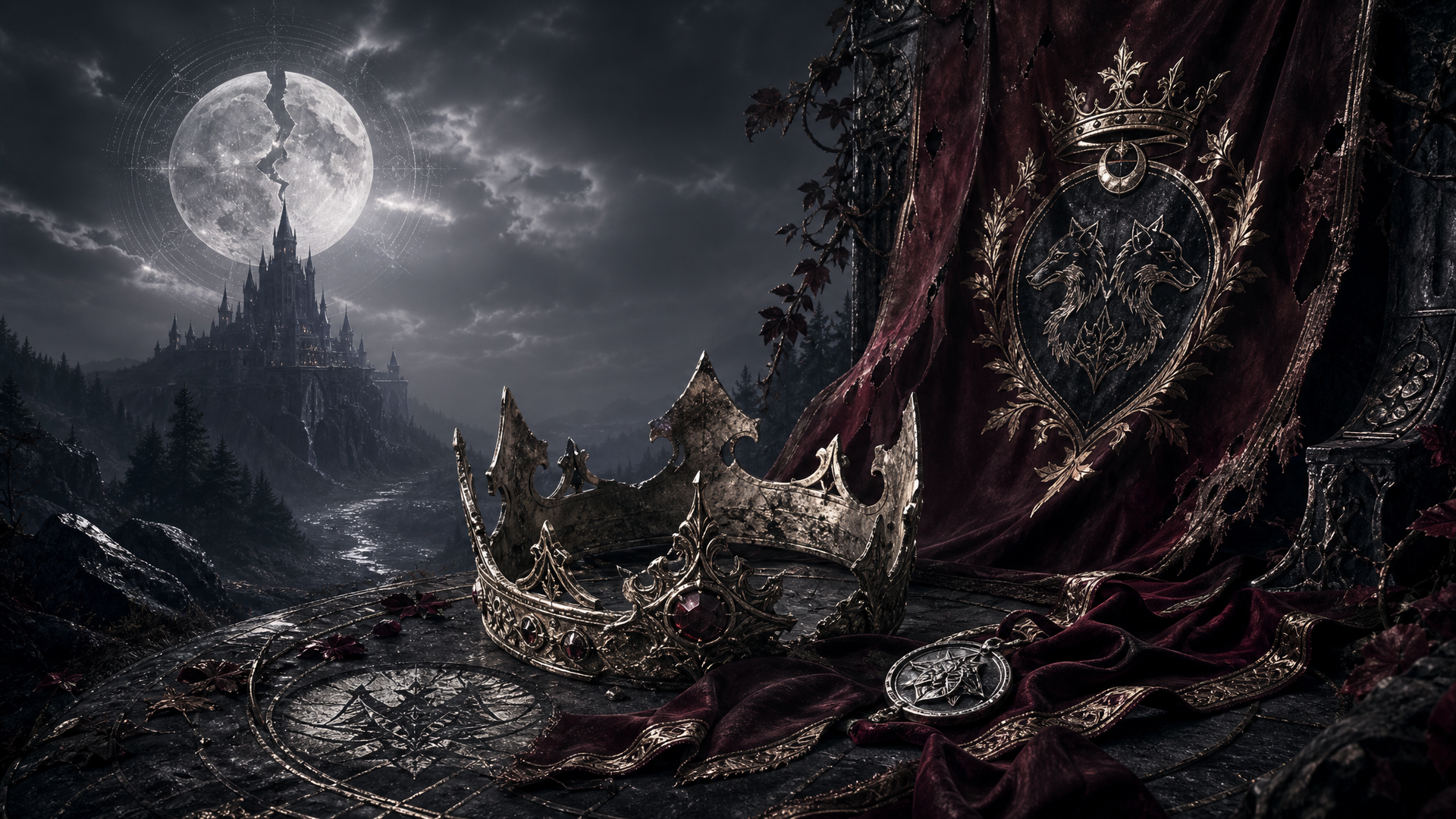 The Lycan King's Treasured Luna - Blackcrest Books blog artwork