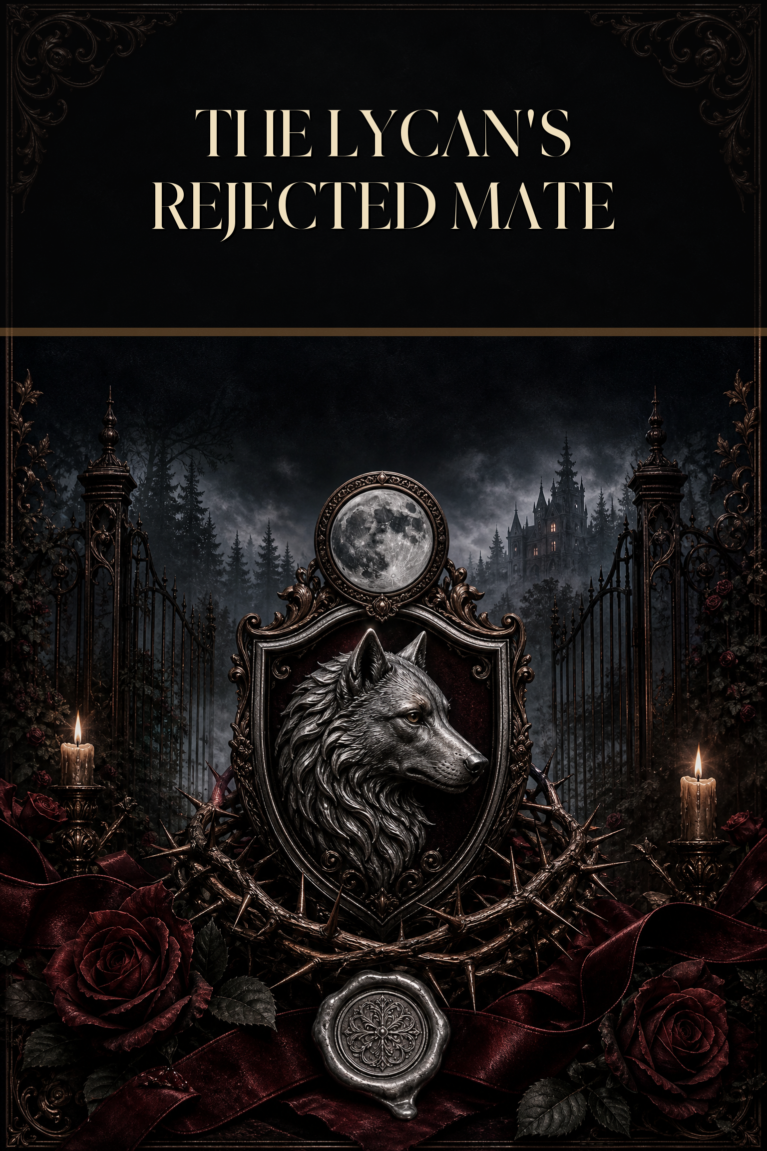 The Lycan's Rejected Mate - Blackcrest Books cover art