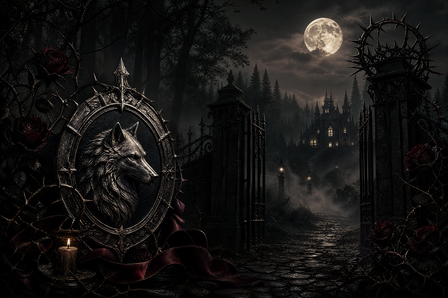 The Lycan's Rejected Mate - Blackcrest Books mood artwork