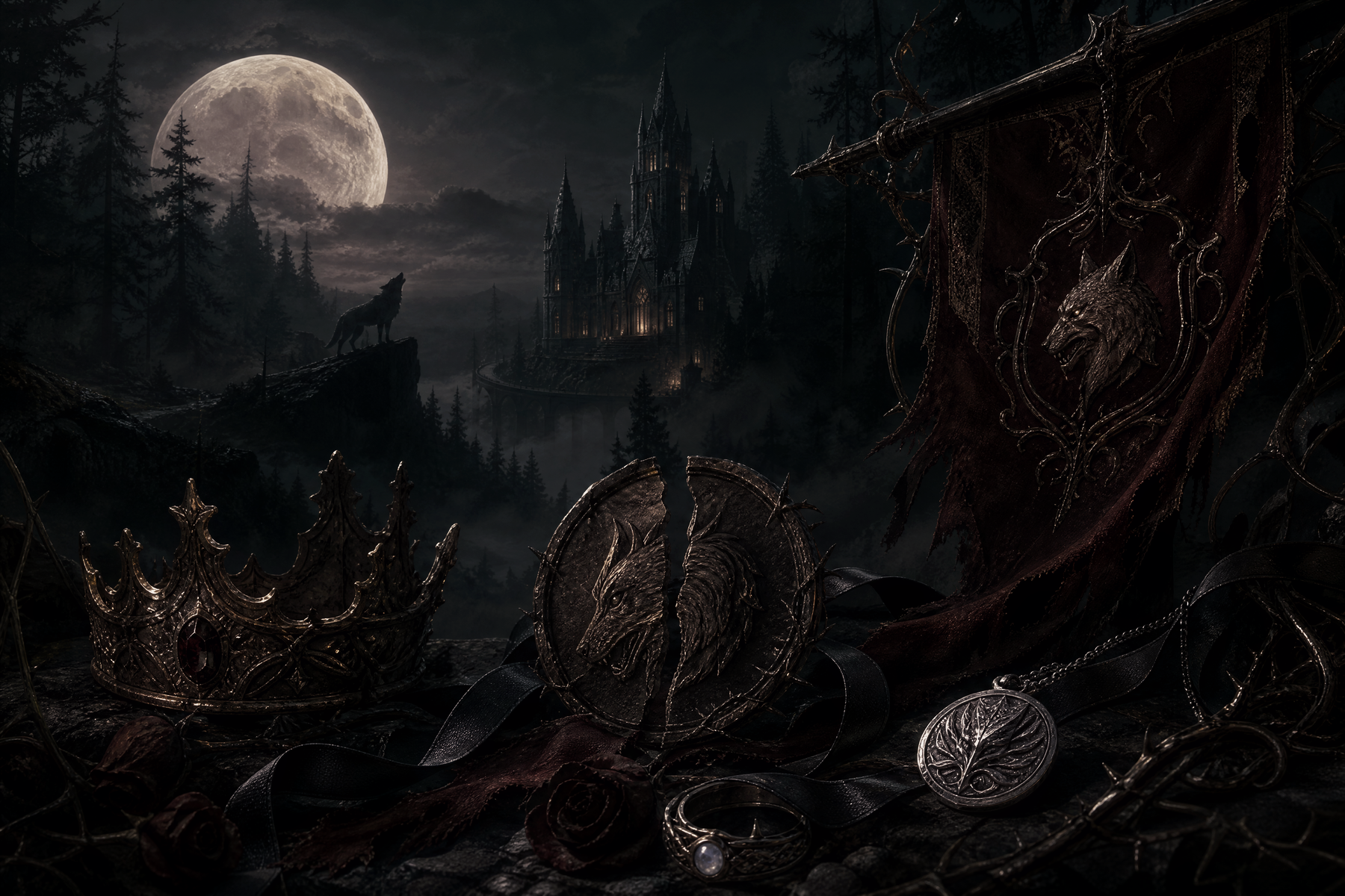 The Proud Luna A Tale Of Rejection And Redemption - Blackcrest Books mood artwork