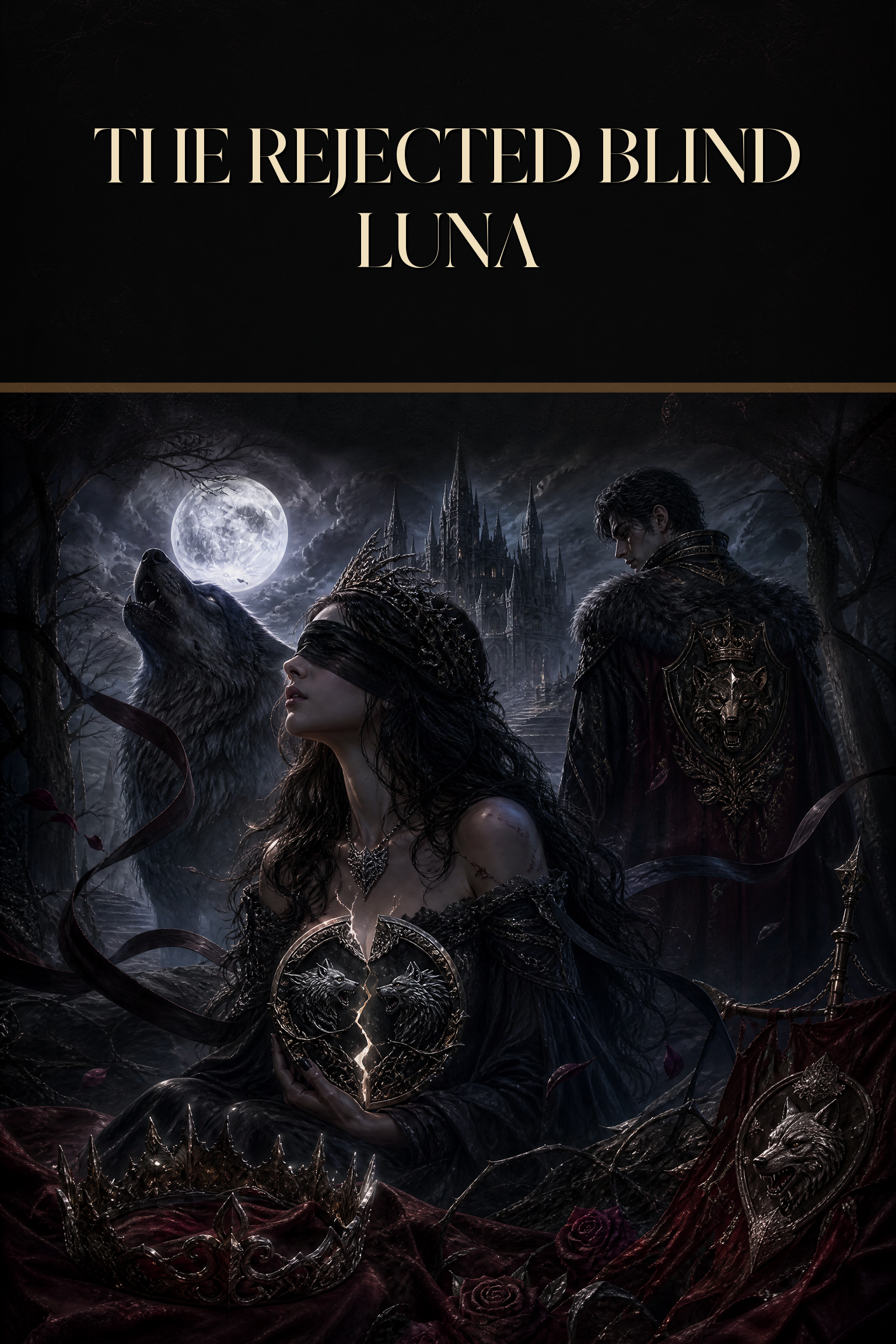 The Rejected Blind Luna - Blackcrest Books cover art