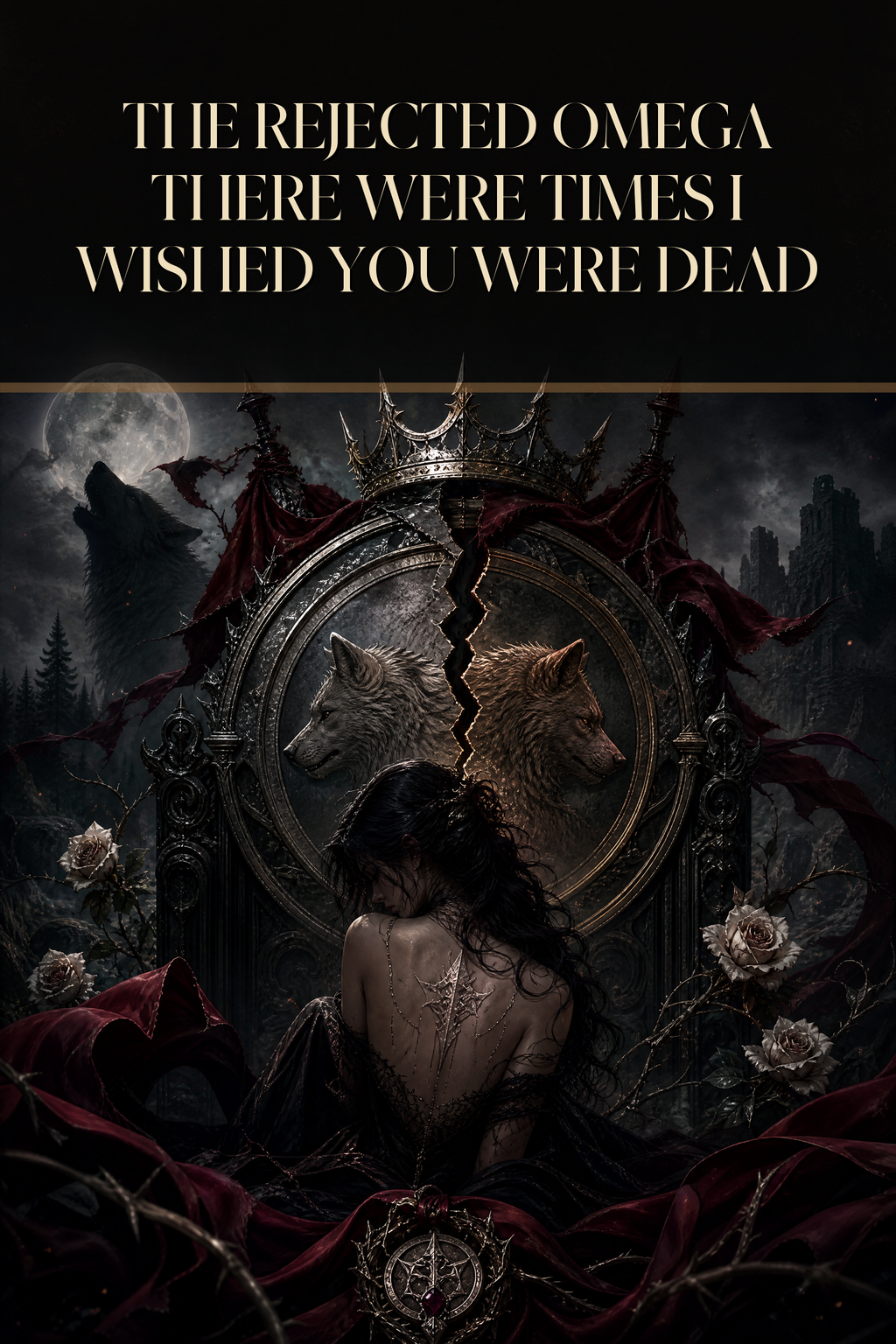 The Rejected Omega There Were Times I Wished You Were Dead - Blackcrest Books cover art