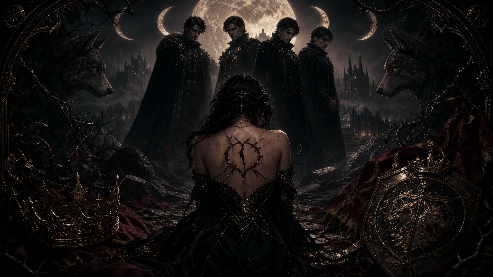 The Secret Mate For Her Quadruplet Alpha Brothers - Blackcrest Books blog artwork
