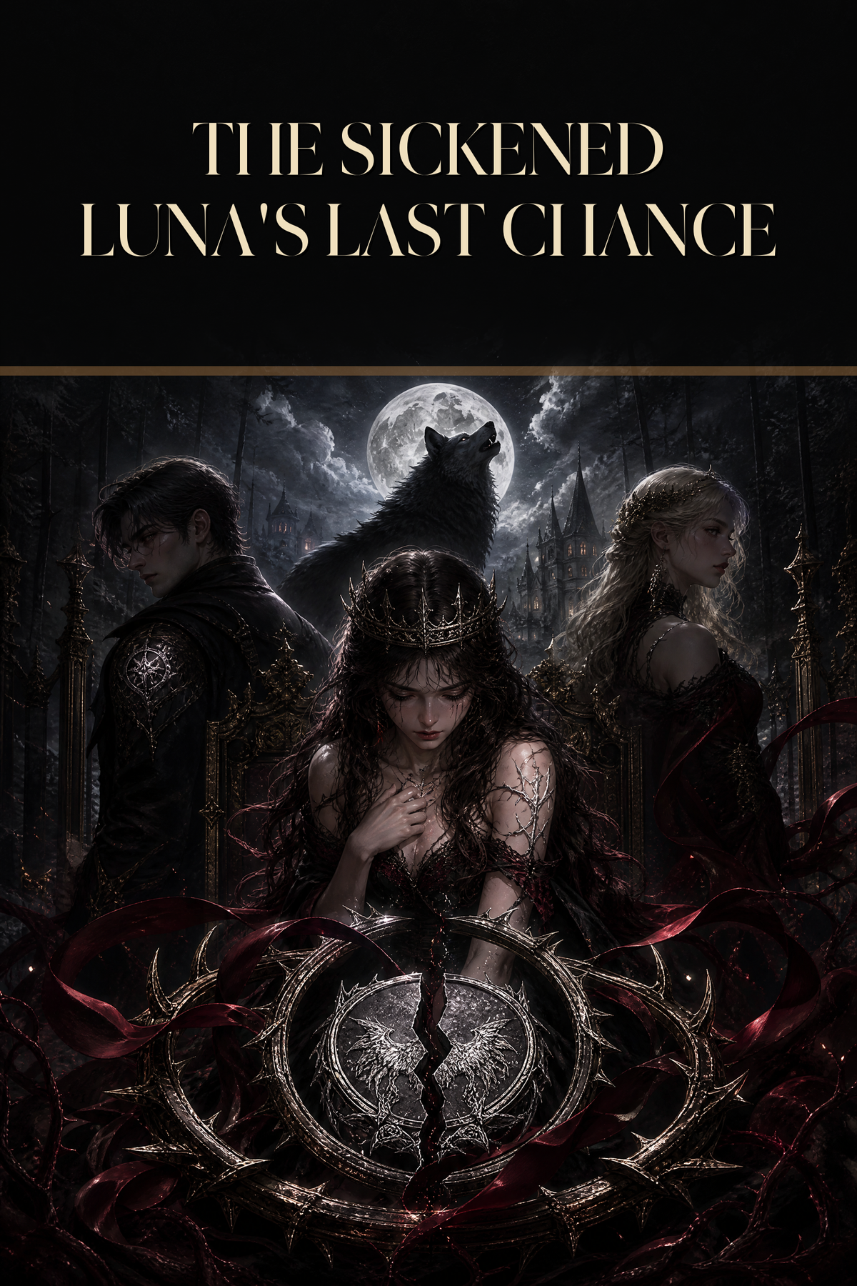 The Sickened Luna's Last Chance - Blackcrest Books cover art