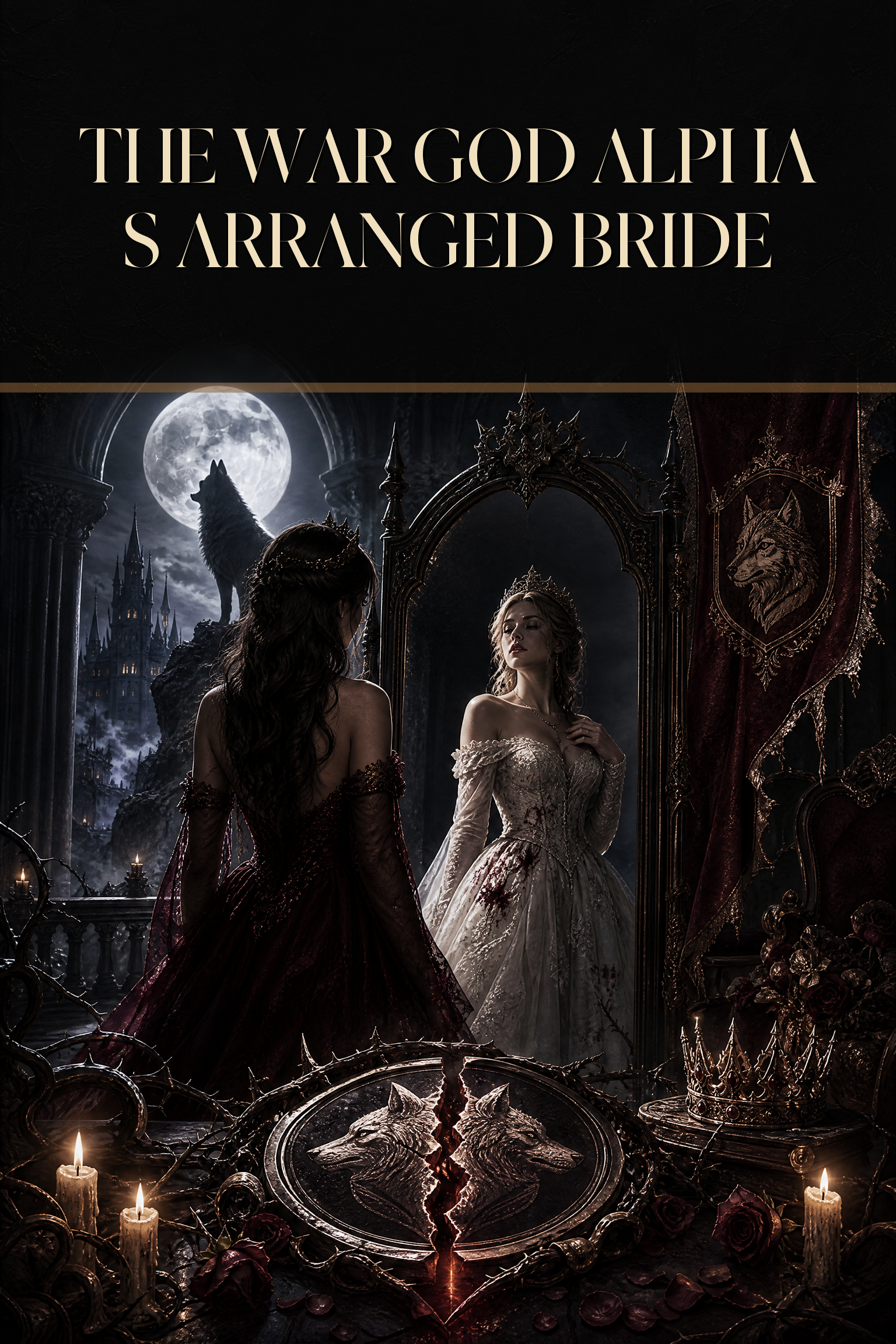 The War God Alpha s Arranged Bride - Blackcrest Books cover art