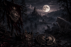 The War God Alpha s Arranged Bride - Blackcrest Books mood artwork