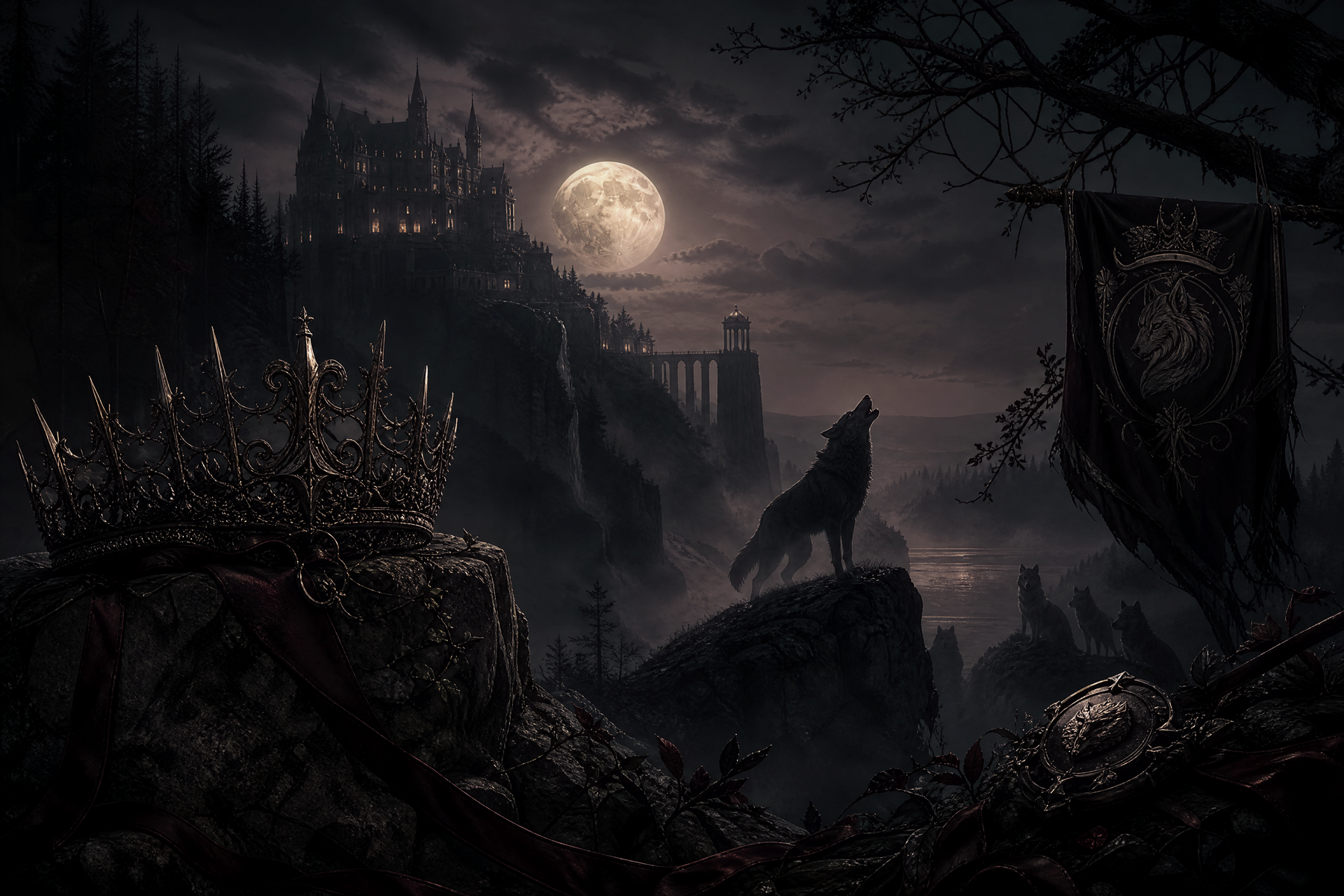 True Luna - Blackcrest Books mood artwork